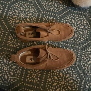 UGG WOODLYN Moccasin Ankle Boots- Women | Color: Tan | Size: 6